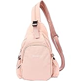 Momoty Crossbody Bag for Women Mini Backpack Purse Sling Bag Travel Hiking Chest Bag Daypack Small Casual Fanny Pack
