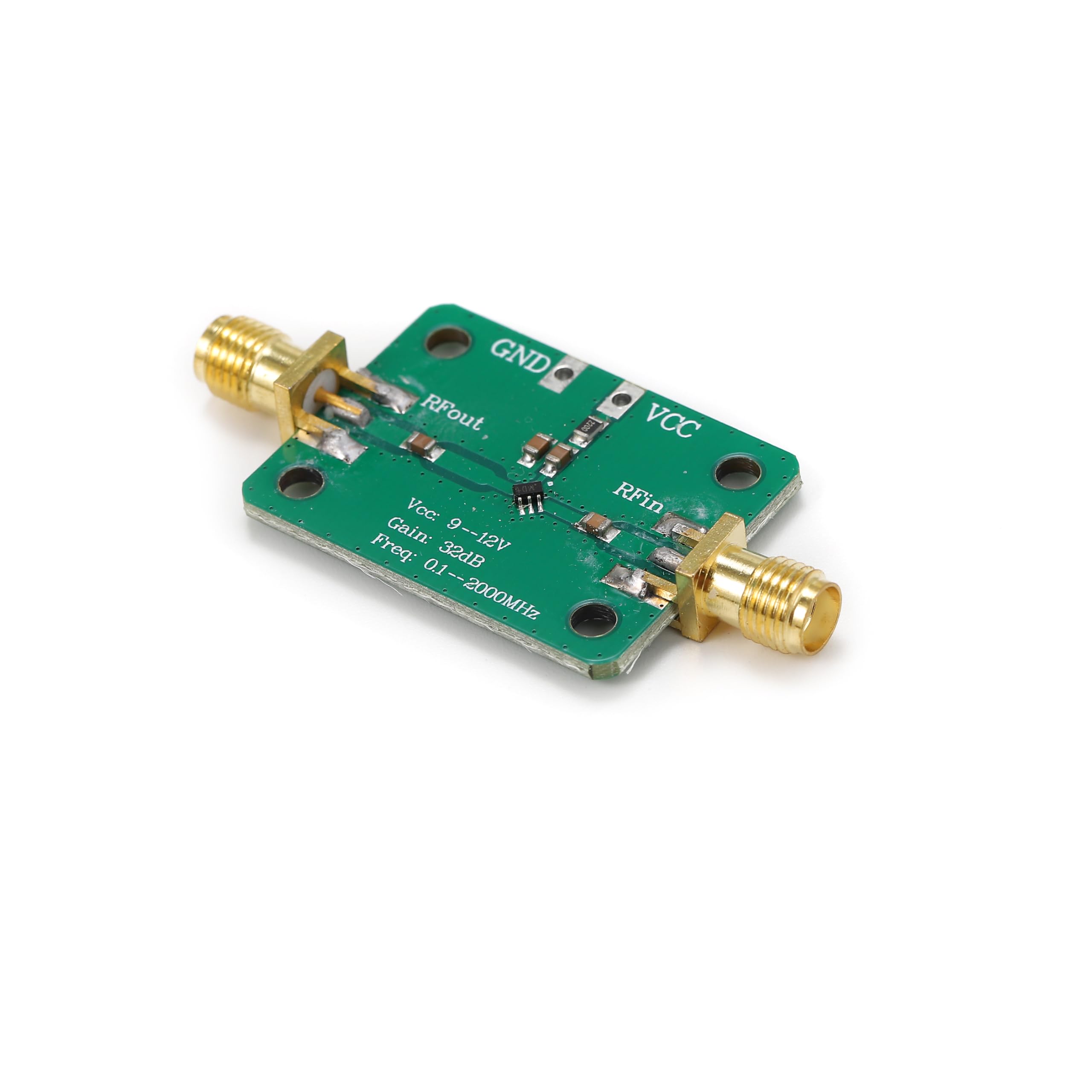 Teyleten Robot 0.1-2000MHz RF Wideband Amplifier Broadband Module Receiver Gain 30dB Low-Noise LNA