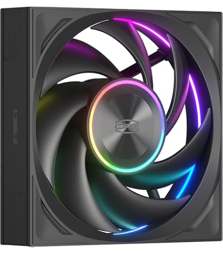 PCCOOLER F7 X120R 120mm×3 PCCOOLER Case Fan F7 X120 ARGB 120mm 3-Pack, Triple-Sided Infinite