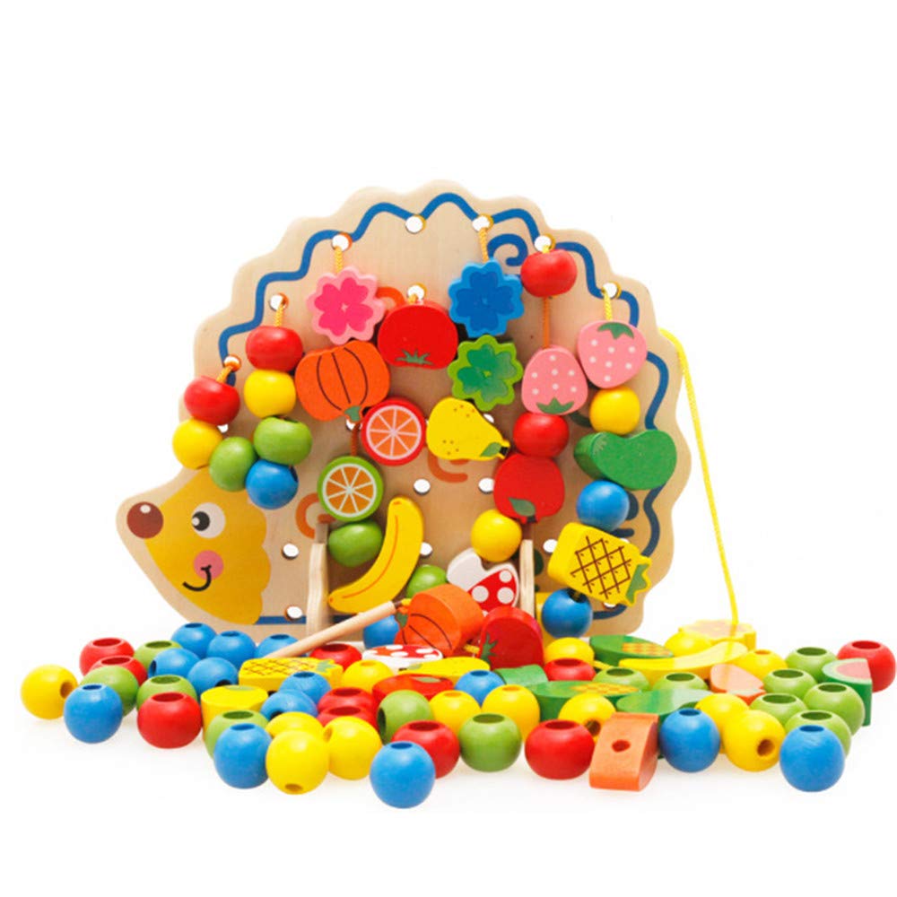  Wooden Vegetables Lacing And Stringing Beads