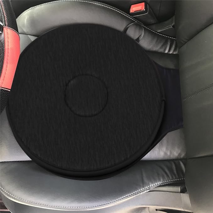 Hetesupply Swivel Seat Cushion For Car For Elderly, 360° Rotation