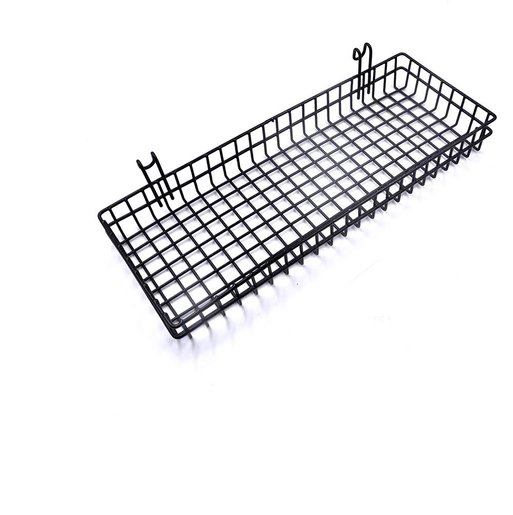 Black Metal Wire Hanging Basket, Multifunction Creative
