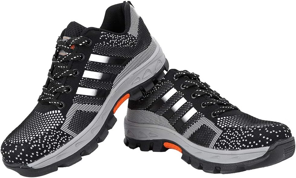 Zapatos De Seguridad Hombre - Puntera De Acero, Antideslizantes Y Transpirables - Ideales Para Trabajo, Soldadura, Construcción