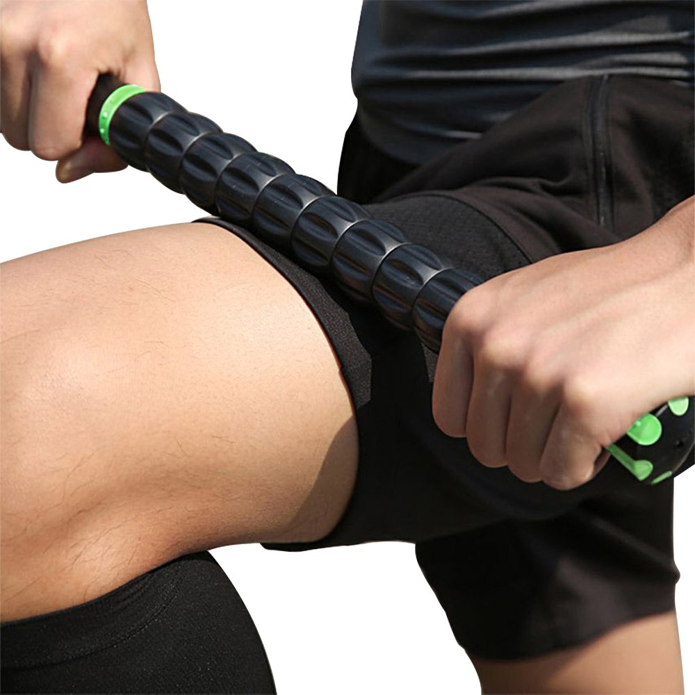 Hippih Muscle Roller Massage Stick Aid Recovery, Reduce Stiffness and Pain Reduce Risk of Injury Relief Muscle Soreness Compact and Lightweight Size Releasing Lactic Acid Buildup