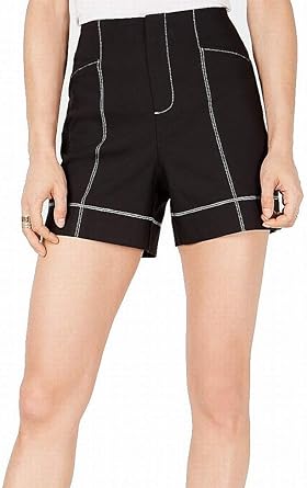 high waisted black shorts amazon