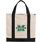 Broad Bay Marshall Tote Bag or OFFICIAL Canvas MU Logo Totes