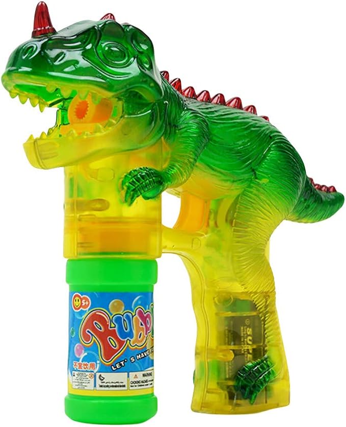 Hemlock Dinosaur Bubble Machine Kids Novelty Toys Bubbles Blower with