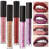SHERUI 22 Colors FOCALLURE MATTE Lip Matte Lipgloss Set of 6