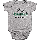 Loyola University Maryland Official Distressed Primary Unisex Infant Snap Suit for Baby