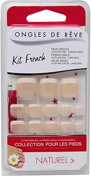 Faux Ongles Spécial Pieds Naturel Miss Miss