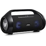 ARISEN Bluetooth Speakers, 80W Stereo Sound Rich Bass Portable Speaker, Bluetooth 5.0 & TWS Waterproof Outdoor Speaker, Wirel