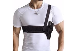 LIBOSHENG Quick Draw Shoulder Holster - Belly Band Holster for Everyday Comfortable Concealed Carry for Small, Compact and Other Similar Gear