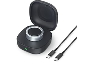 Smart Ring Charger Compatible with Ou-ra Ring Gen3, Fast Charging Dock and USB-C Cable, Wireless Charger Case (Size 11)