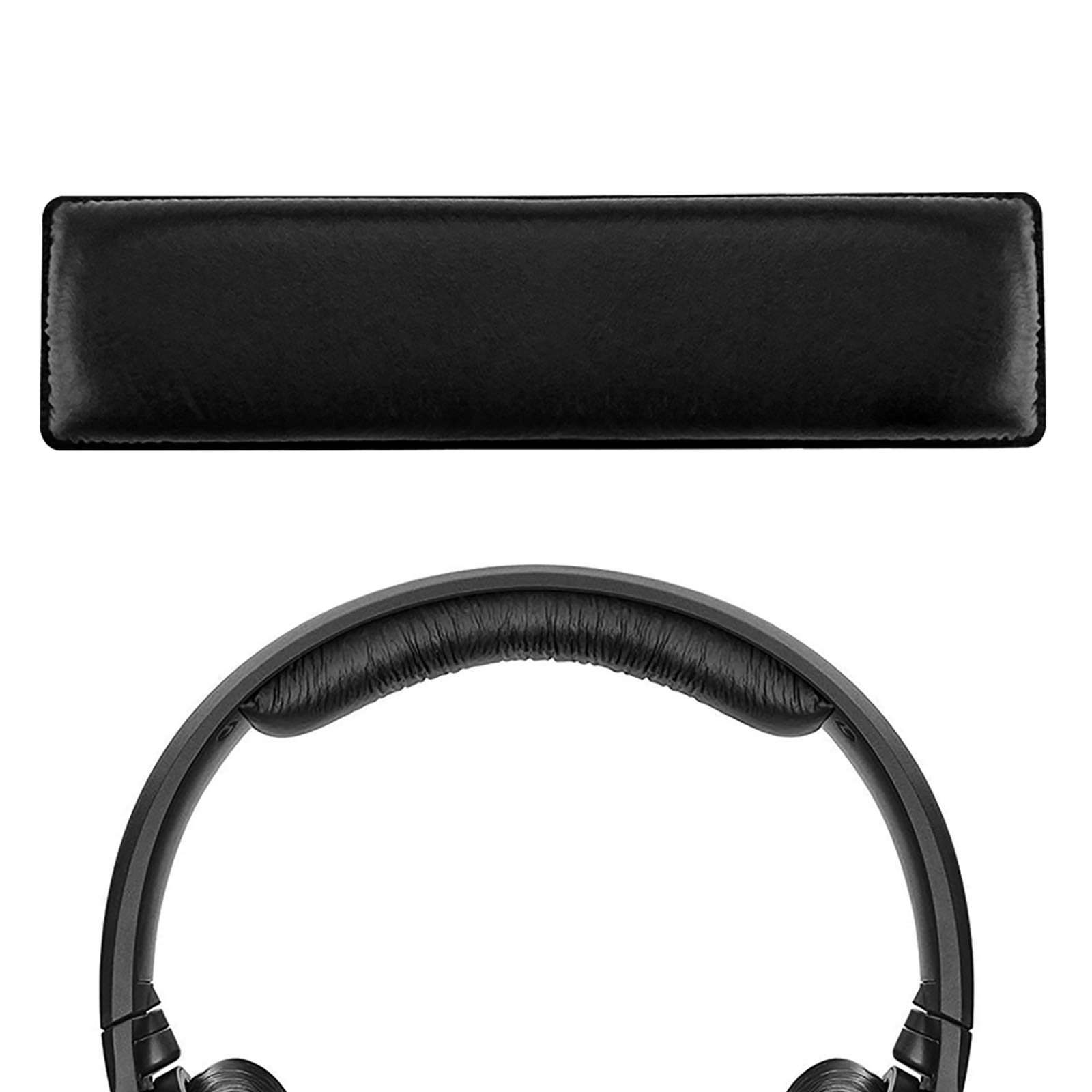 Photo 1 of Geekria Headband Pad Compatible with Sennheiser HD201, HD201S, HD180 Headphones, Replacement Band Repair Part (Black)