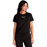 Puma Womens Graphic Rhinestone T-Shirt