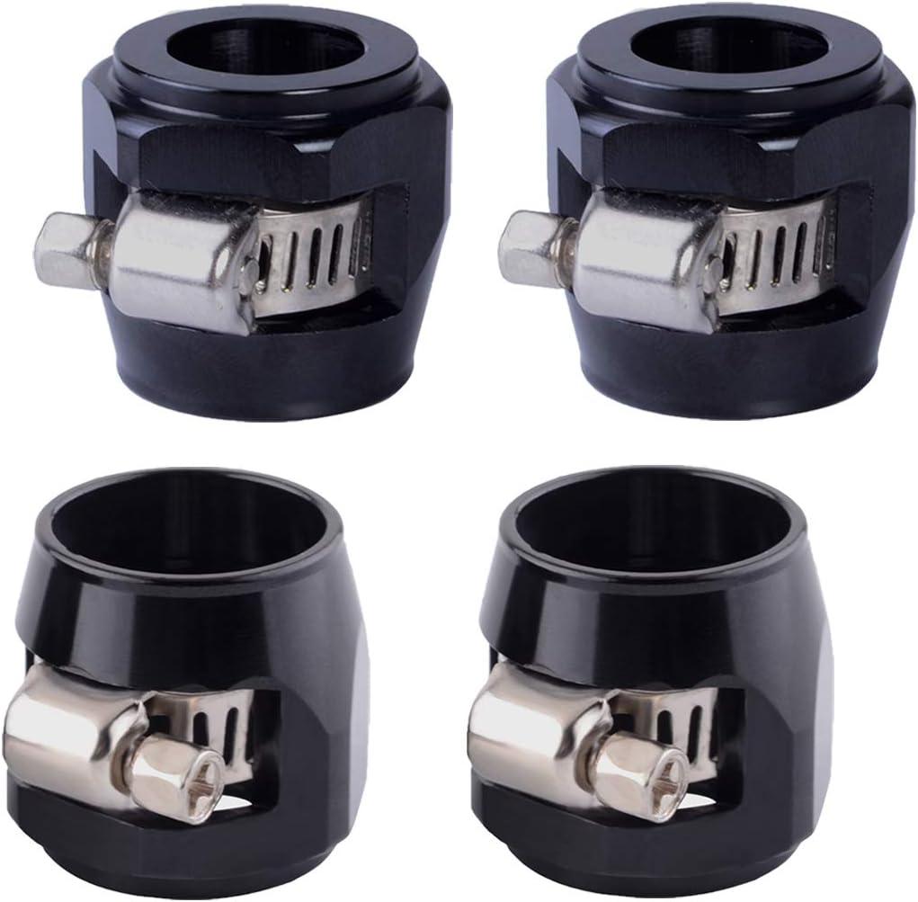 Flexible Rubber Hose Pipe Clamps 8an Hose Finisher Clamp