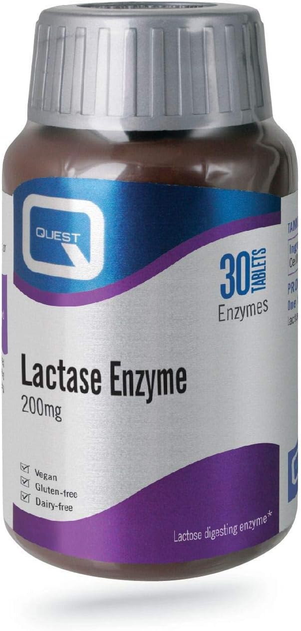 Quest Lactase 200mg 30 Tablets Amazon.co.uk Health & Personal Care