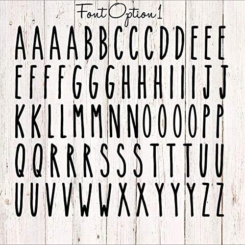 CELYCASY Custom Decal Letters, Ornament Decal Letters, Custom Vinyl Lettering, Inspired by Rae Dunn Christmas Ornament Decal