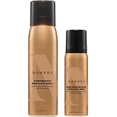 Morphe Continuous Setting Duo - Full-Size Prep &amp; Set Mist (2.8 oz) + Travel-Size Mini Mist (1.3 oz), Micro-Fine Sprays with Ceramides and Antioxidants for Hydration &amp; Hold