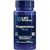 Life Extension Pregnenolone 50mg - For Hormone Balance, Anti-Aging & Longevity - Memory & Cognition Supplement – Non-GMO, Glu