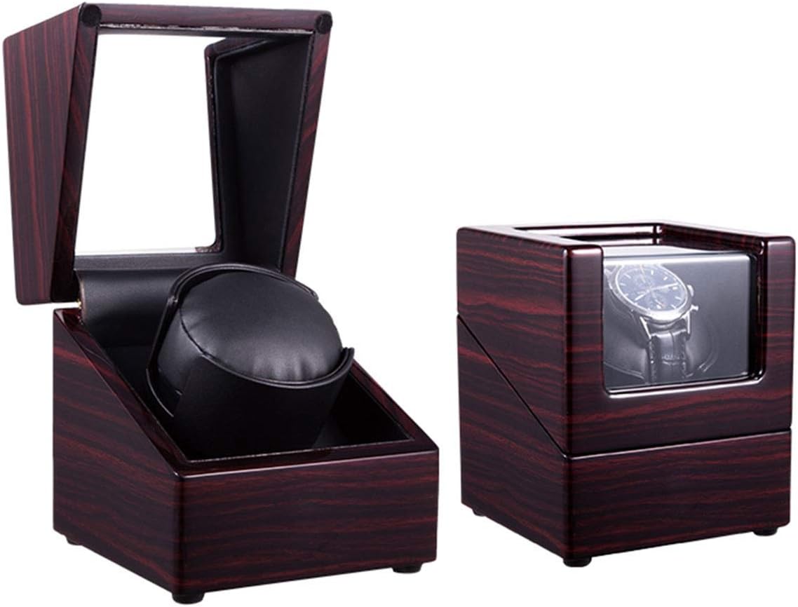 DZX Automatic Watch Winder Box for 1 Watches, Finish Quiet