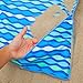Microfiber Beach Blanket/Outdoor Picnic Blankets (64 x 76 inches) XL Beach Towel – Fits Two - Corner Anchor Pockets - Sand Free - Fast Dry - Travel – Sport - Camping