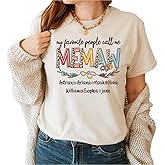 Personalized memaw shirt, my favorite people call me memaw shirt, custom memaw sweatshirt, memaw shirts for women, memaw sweatshirt, memaw gifts