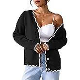 Pink Queen Fuzzy Sweater Cardigan for Women 2025 Fashion Long Sleeve Flower Outerwear Button Down Open Front Cardigan Coat