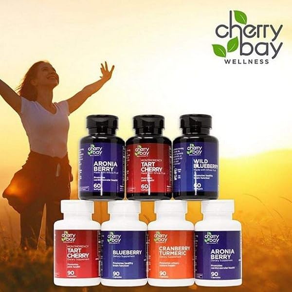 MONTMORENCY TART CHERRY DIETARY SUPPLEMENT 480MG | 90 COUNT | NON-GMO & GLUTEN FREE | HELPS SUPPORT JOINT HEALTH