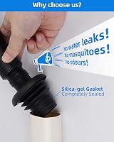 Hibbent Sink Waste Kit Universal Pop Up Chrome view 5