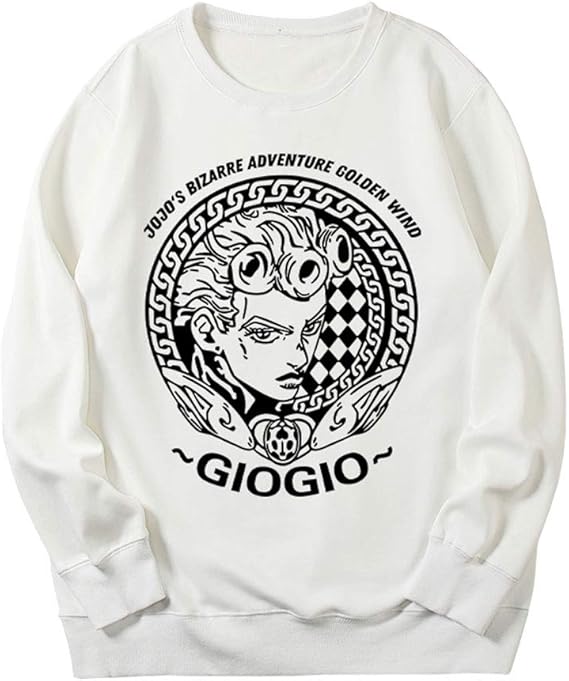 Amazon ジョジョの奇妙な冒険 キラークイーン パーカー ジョアン カジュアルな長袖 ティーンアニメファンのためのプリントスウェットシャツ トレーナー パーカー 通販