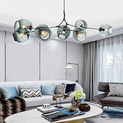 Modern Molecular Chandelier, E26 Nordic Bubble Ball