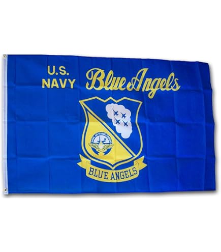 AZ FLAG Bandiera U.S. Navy 150x90cm – Poliestere 100D, Per Interni Ed Esterni, Con Occhielli Metallici