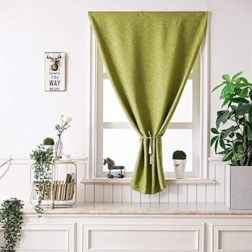 Amazon Com Cotton Linen Blinds Curtains Simple Modern
