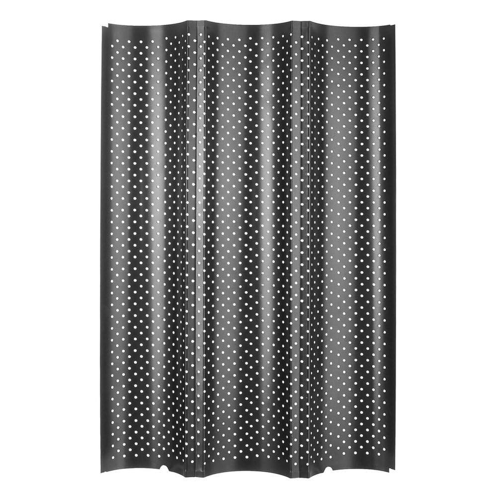 Baking Tray Baguette 38 x 24,5X 3cm Baguette Baking Tray Baguette Baking Sheet for 3 Baguettes