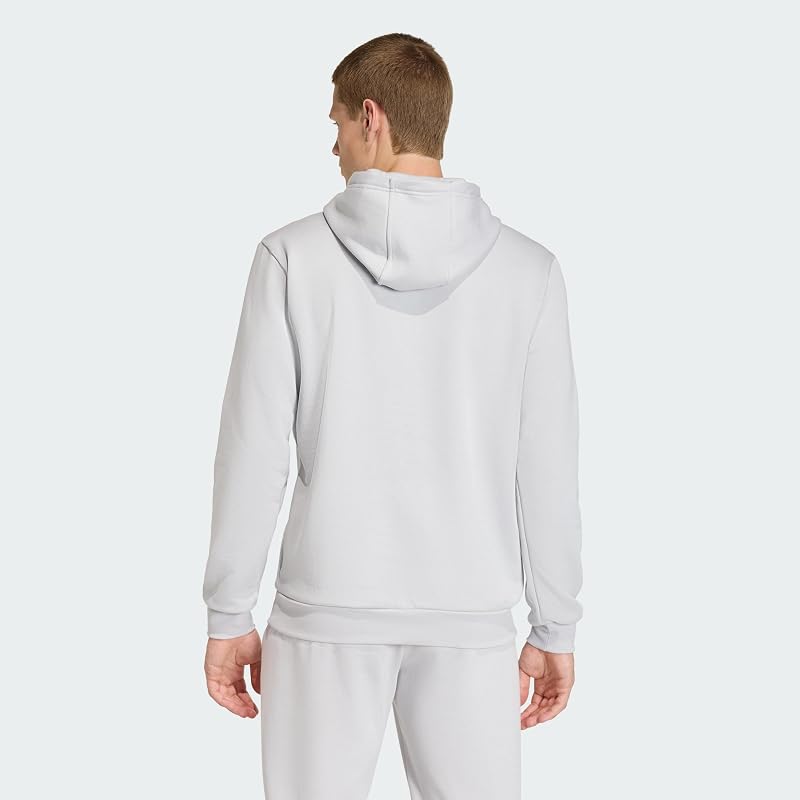 Homme Entrada26 Hoodie Sweatshirt, Team Light Grey/White, M