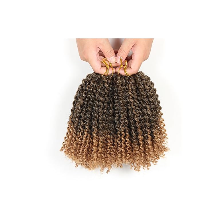 8 Inch Short Passion Twist Crochet Hair 6 Bundles Marlybob Crochet Hair