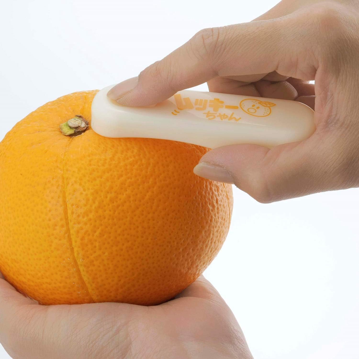 Amazon Co Jp 下村企販 ピーラー 皮むき器 ムッキーちゃん 日本製 薄皮がむける みかん オレンジ 158 ホーム キッチン