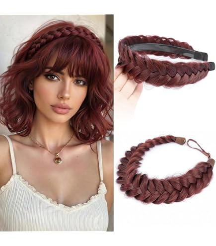 Amazon.com : Gledola Braided Headband With Teeth Braids  display picture 2