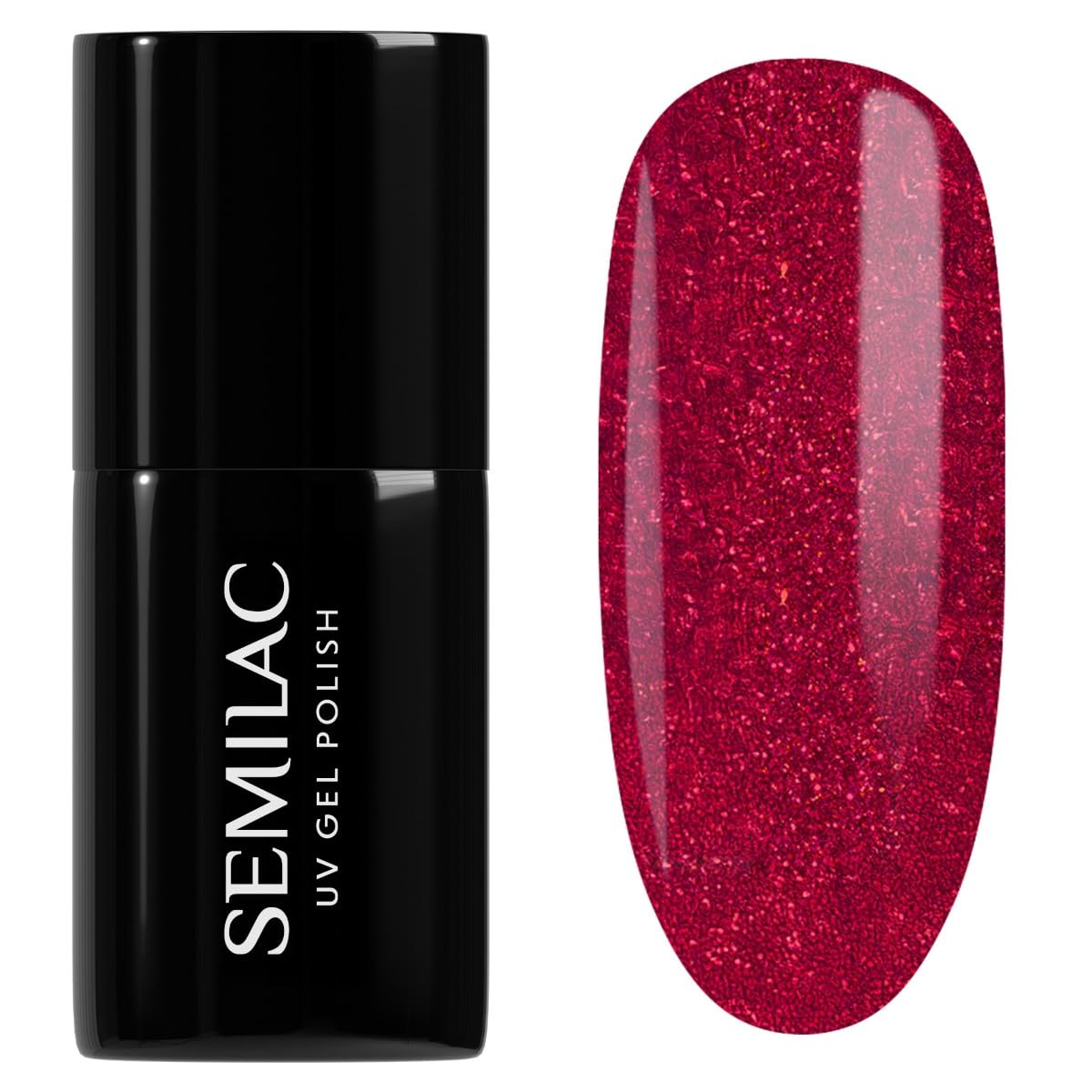 SEMILAC Gel Nail Polish 181 Spicy Salsa - Full Coverage Gel Polish - Soak Off Easy To Use LED/UV Nail Lamp - Long Lasting Manicure and Pedicure up to 3 weeks โ image 1