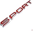 zorratin Metal Limited Red SPORT Lettering Tailgate Boot Lid Emblem Badge for Range Rover