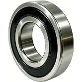 Velodi 6207-2RS Pre-Lubricated Ball Bearing 35x72x17mm (1 Pcs) | Sealed double rubber barrier blocks dirt &amp;debris,perfectreplacement for lawn mower spindle &amp; garden tractor