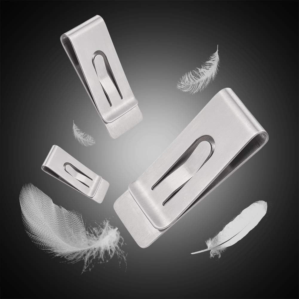 Clip para Dinero Titular de Tarjeta de crédito de Titanio Minimalista