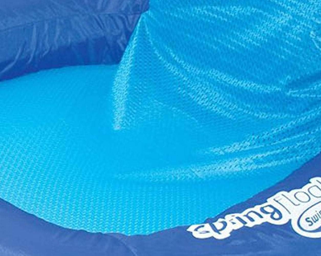 SwimWays Spring Float Recliner Pool Lounge Chair w/Sun Canopy, Blue (2 Pack): Toys & Games