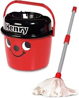 Casdon Henry Mop & Bucket Toy Cleaning Set 3+ Henry Face Brand view 1