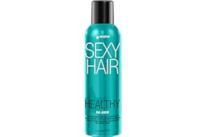 SexyHair Healthy Re-Dew Conditioning Dry Oil and Restyler, 5.1 Oz | Moisture, Smoothness, Manageability and Shine | Tames Fri