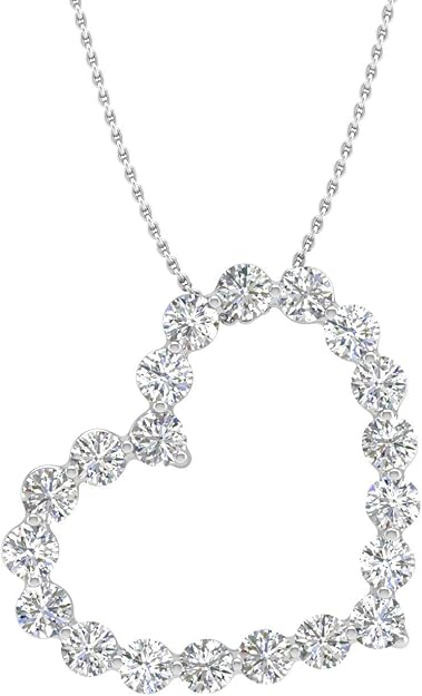 金盒特价 FINEROCK 0.5克拉 心形钻石吊坠项链 7折1.99 海淘转运到手约￥1289