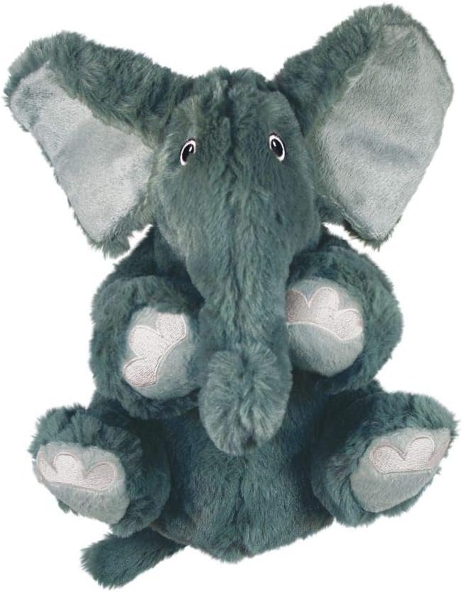 KONG Comfort Kiddos Elephant Plush Dog Toy with Removable Squeaker Small