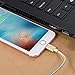 Lansen iPhone Charger Cable Cord 3Pack 3'/6'/10' FT Nylon Braided Lightning cable-Gold