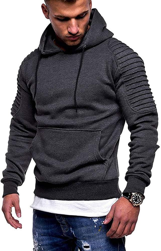 COOFANDY Men's Workout Hoodie Gym Sport Sweatshirt Athletic Pullover Casual Fashion Hooded with Pocket at  Men’s Clothing store
